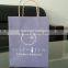 Carrying bag, take out bag, prints with single white kraft carrying bag