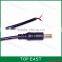 DC5.5 * 2.1 yellow plastic fork male DC power cable to extend the 2464 single-head wire