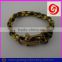 fashion stainless steel gold clasp 550 bow shackle for paracord bracelet