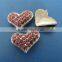 Compet Wholesale Full Crystal Rhinestone 10mm Heart Slide Charms