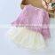 2015 Cute Style Infant Dress Autumn Baby Girl Dress Princess Dress Two Piece set