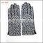 Cheap women fake leopard fur and PU leather stitching gloves wholesale price gloves