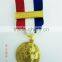 2015 newest die casting engraved medal gold silver plated swimming medal
