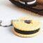 key chain Cute Biscuit Shaped keychins LED Light Flashlight Toy with Keychain