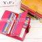 New Arrival Bright Waxy Leather Clutch wallet for women -Three fold