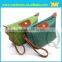 Plain waterproof nylon cosmetic bag/storage/makeup case with handle