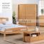 China manufacturer Solid teak wood bedroom furniture set with nightstand, bed and dressing table(SZ-BFA8001)
