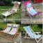 foldable wooden deck chair