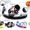 Silicone Scuba Diving Equipment Mask Snorkel Glasses Set With Anti Fog Goggles