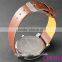 Heart-shape Pattern Round Dial PU Band Quartz Analog couple lover wrist watch