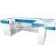 Whole retail store Stainless cashier counter with keyboard holder