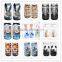 Fashion Popupar Socks High Quality 3d Digital Full Print Colorful Ankle Socks Sports Unisex Custom Hot Sale Stretch Spandex