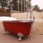freestanding cast iron slipper bath tub in 1560mm long