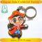 Fashion Cheapest custom pvc rubber keychains