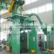 QH69 series shot blasting machine with roller conveyor for plates,sections and structures