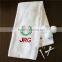 40x60cm 140g age group 100% cotton custom white golf towel with embroidery