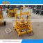 QT40-3C movable cement block machine reasonable price in Zambia/electrical operated block making machine