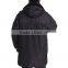 Black Multifunctional Peach Skin Polyester Winter Warm Jacket