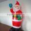 DJ-XT-24 inflatable santa claus making music festival supplies chrismas patio decoration