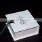 Free sample white different types hard paper gift packaging box