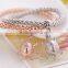 Fashion Jewelry Wholesale 2 Pieces Set Gold White Gold Covering Turtle Bracelet