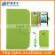 Set Screen Protector Stylus And Case For Samsung Galaxy Young S6310 , Pink Leather Wallet Magnetic Phone Case