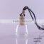 15ml Clear Glass Nature Oil Vial Pendant Auto Perfume Bottles Diffuser