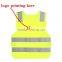 CE EN1150 adjustable reflective safety vest for kid school children outdoor sports