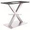 Two legs stainless steel dining table base