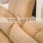Modern Beige Genuine Leather Corner Sectional Sofa With Adjustable Headrests DH1088