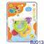 EN71 100% safe cute animal plastic baby rattles