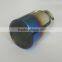 China Manufacturer Rolled Edge Exhaust Muffler Tail Stainless Steel Muffler Round Burnt Tips