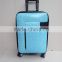 Hot selling customized leather luggage bag,candy color leather travel bag