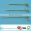 nature looped bamboo fruit stick/bamboo paddle skewers