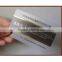 custom clear plastic pvc business card printing withyour own logo