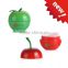 Cute apple shaped plastic jars / bottles / containers / cases for cosmetic products