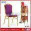 wholesale hotel chair stacking price steel banquet chair with armrest HC-926