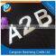 Low price 3D ABS Chrome car sticker used for all cars