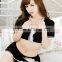 3pcs Sexy Lingerie maid uniform temptation role-playing game dress