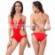 Sexy Women's One Piece Swimsuit V Neck Bikini Swimwear Bathing Bikini Jumpsuit                        
                                                Quality Choice