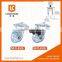 40mm/58mm black plastic chair locking casters furniture castors