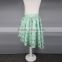 silver dot printed waist bow designer beautiful girls long skirts