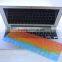 2015 fantasy design rainbow keyboard cover for MacBook air