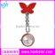 Stainless steel charm logo chain strap butterrfly nurse watches