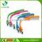 Rubber material 6 LED 220MA micro usb charged led light