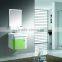 Green Painted Modern Style Wall Mounted Wooden Bathroom Vanity