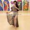 Wuchieal Lace Belly Dance Costume with Top and High Split Skirt