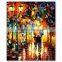 ROYI ART Handmade Guitar Canvas Oil Painting