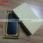 12000mAh solar energy lithium polymer battery outdoor water-proof power bank charger