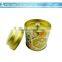 Custom logo airtight tea tin with innermetal lid